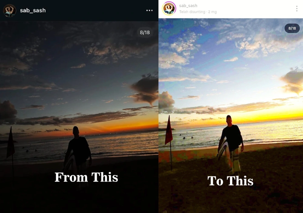 Sosok pria di Instagram Sabrina Alatas diduga adalah Hamish Daud. [Instagram]